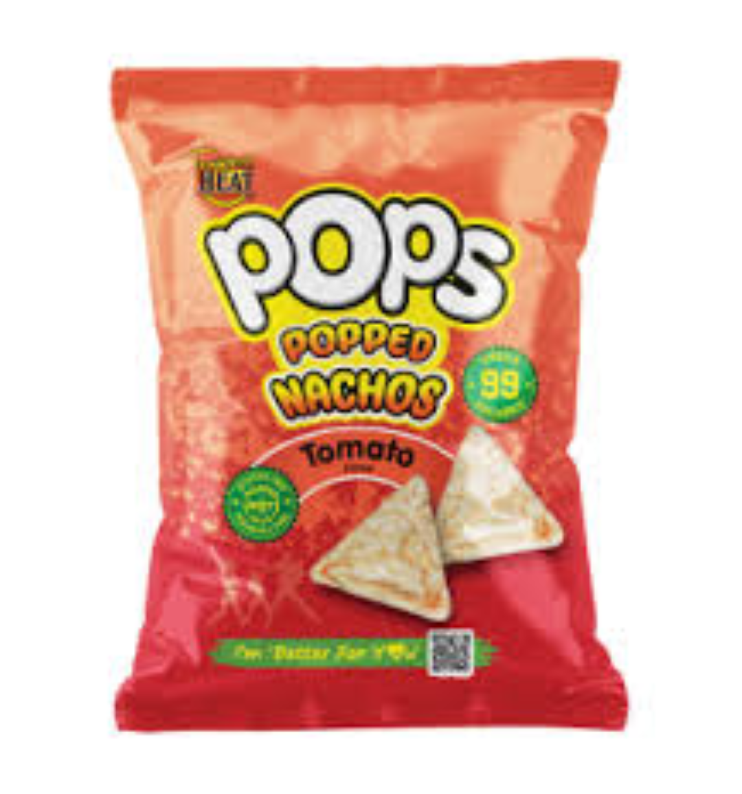 POPS POPPED NACHOS TOMATO 22G